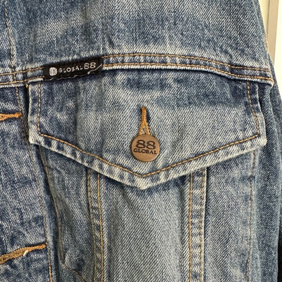 88 Global Vintage Jean Jacket Men’s Large - Picture 7 of 16